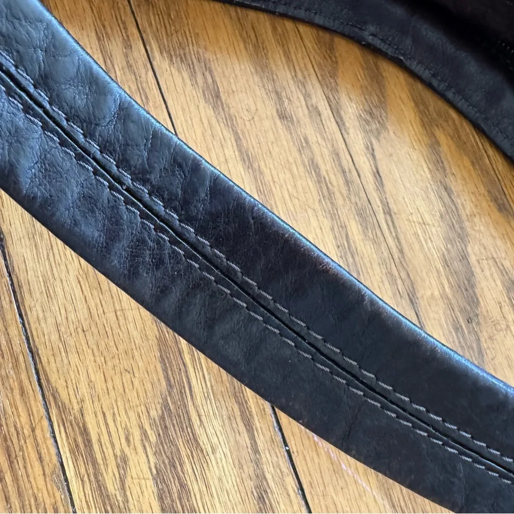 Sundance leather hobo bag